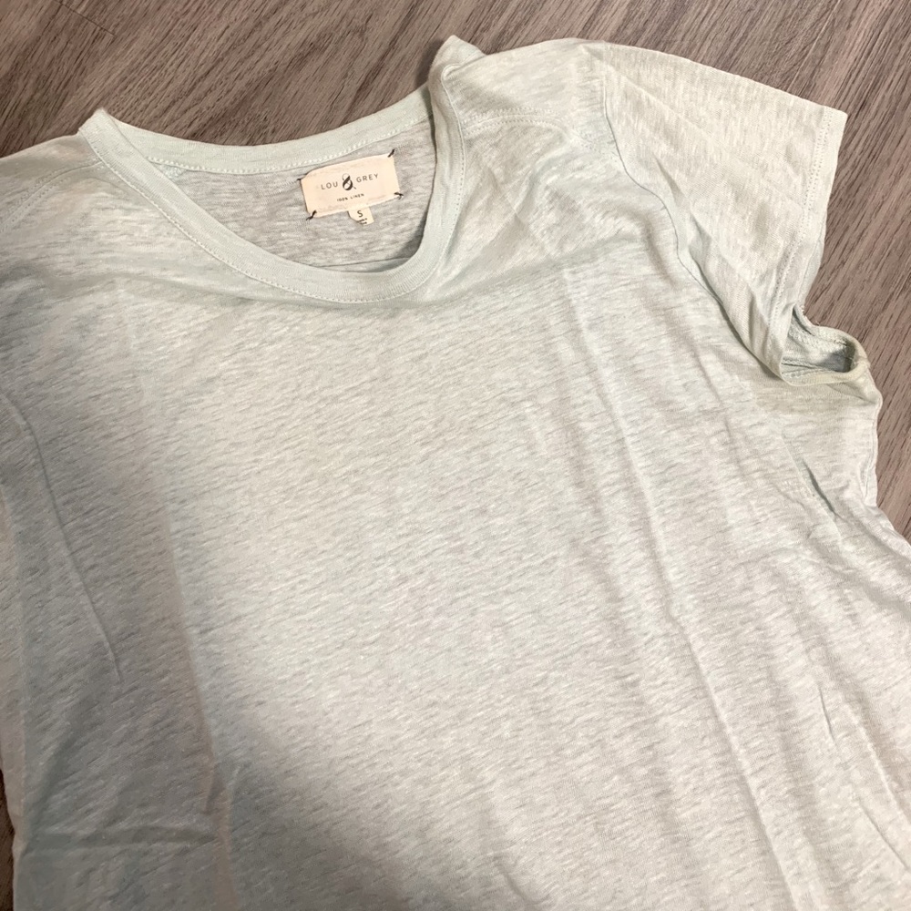 Lou & Grey Mint Linen Tee